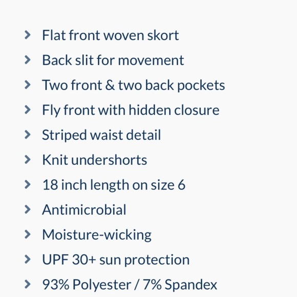 GGBlue‎ Hamptons Golf Skort - Picture 6 of 7